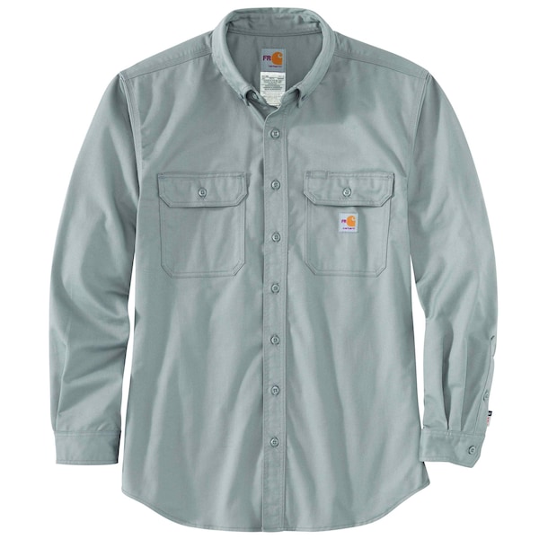 Carhartt Men's FR Classic Twill Shirt S REG Long Sleeve Loose Gray TW0160-FRM / FRS160-GRYSREG - main